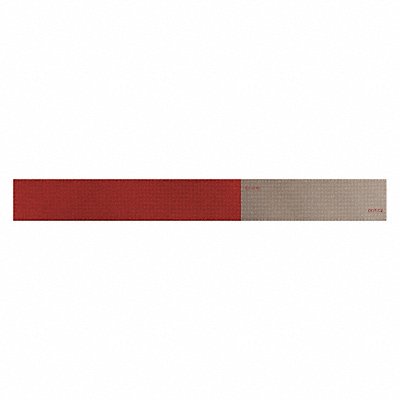 ORALITE 18352 Reflective Tape Red/White 18 in.L 2 in.W