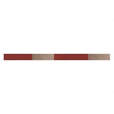 ORALITE 18351 Reflective Tape Red/White 36 in.L 2 in.W