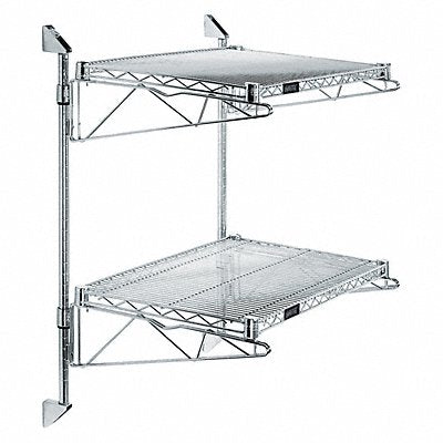 GRAINGER GACB14341436S Wire Wall Shelf 34x14x36in Shelf Capacity 400lb
