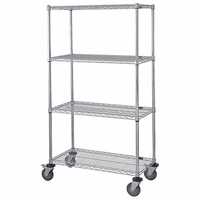GRAINGER GAWRC631848S Wire Shlvng 18x69x48in Shlf Cap 800lb