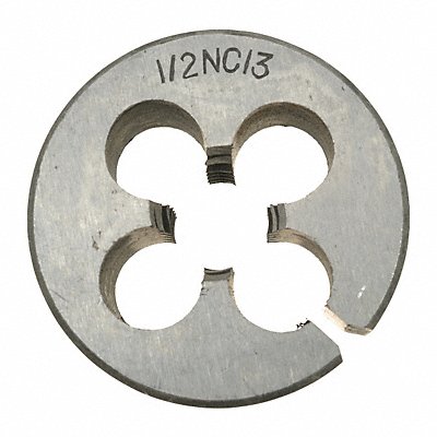 WESTWARD CCT106060 Alloy Steel Die 1-1/2 In W 3/4-10 UNC