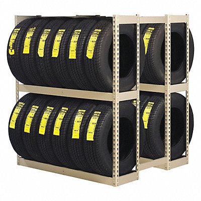 TENNSCO ZDT6060S Double Sided Boltless Tyre Rack 60 in H