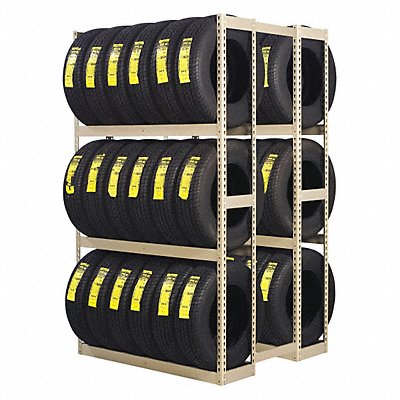 TENNSCO ZDT6084S Double Sided Boltless Tyre Rack 84 in H