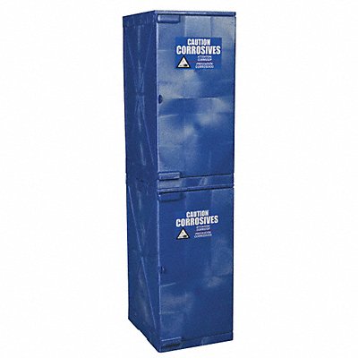 EAGLE M24CRA Corrosive Safety Cabinet 4 Shelves Blue