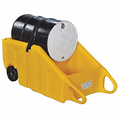 EAGLE 1617Y Drum Containment Dolly Yellow 69 in.H