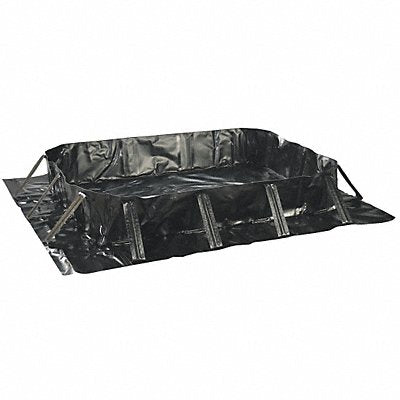 EAGLE T8431 Spill Berm 16 ft.Lx16 ft.Wx1ft.H Black