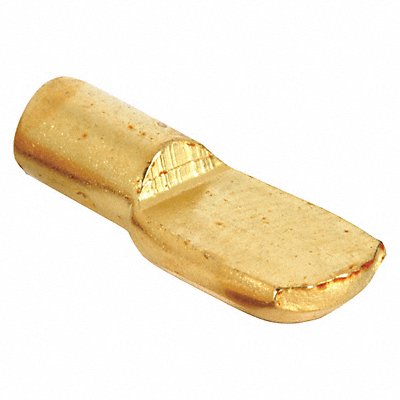 PRIME-LINE U10162 Shelf Support Peg 35/64 in D Brass PK8
