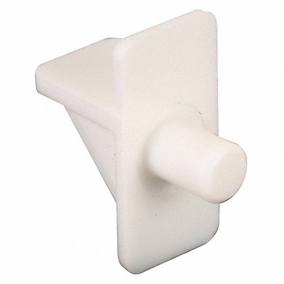 PRIME-LINE U10138 Shelf Support Peg 29/32 in D White PK8