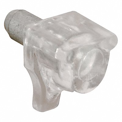 PRIME-LINE U10159 Shelf Support Peg 47/64 in D Clear PK8