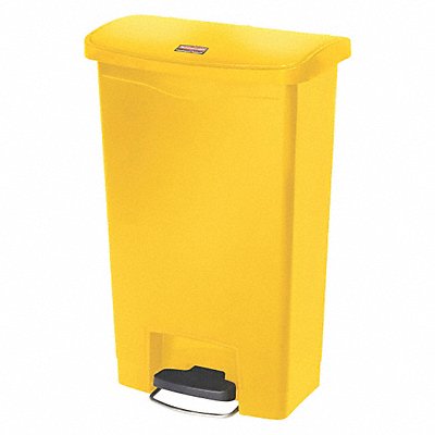 RUBBERMAID COMMERCIAL PRODUCTS 1883575 Garbage Can Rectangular 13 gal Yellow