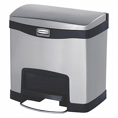 RUBBERMAID COMMERCIAL PRODUCTS 1901982 Wastebasket Rectangular 4 gal Black