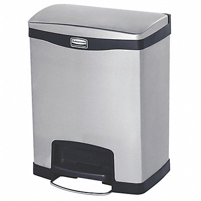 RUBBERMAID COMMERCIAL PRODUCTS 1901985 Wastebasket Rectangular 8 gal Black
