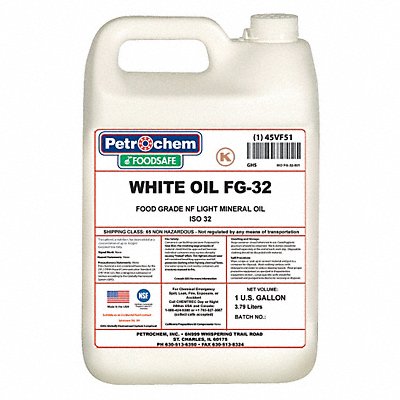 PETROCHEM WOFG32001 Mineral Hydraulic Oil Food Grade 1 gal.