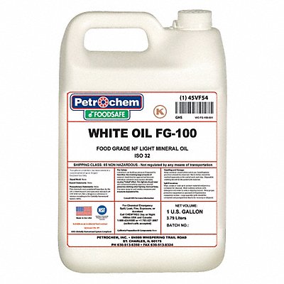 PETROCHEM WOFG100001 Mineral Hydraulic Oil Food Grade 1 gal.