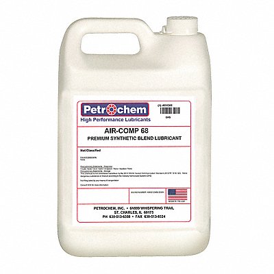 PETROCHEM AIRCOMP68001 Compressor Oil 1 gal Jug 20 SAE Grade