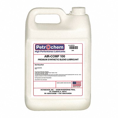 PETROCHEM AIRCOMP100001 Compressor Oil 1 gal Jug 30 SAE Grade