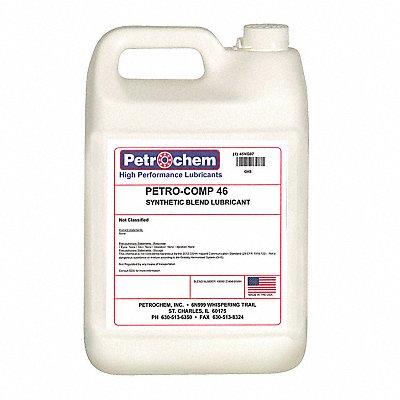 PETROCHEM PETROCOMP46001 Compressor Oil 1 gal Jug 15 SAE Grade