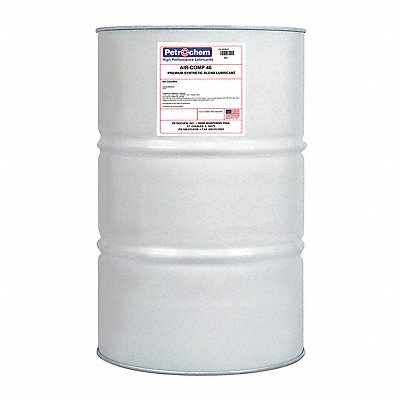 PETROCHEM AIRCOMP46055 Compressor Oil 55 gal Drum 15 SAE Grade