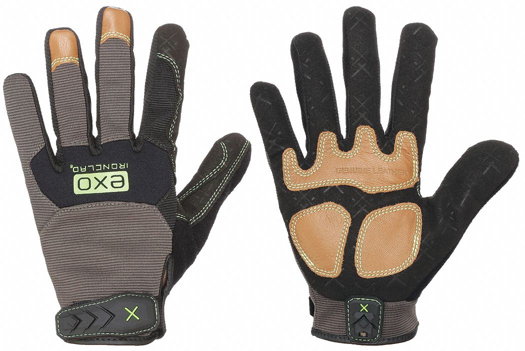 IRONCLAD EXOMLR04L Mechanics Gloves L/9 9 PR