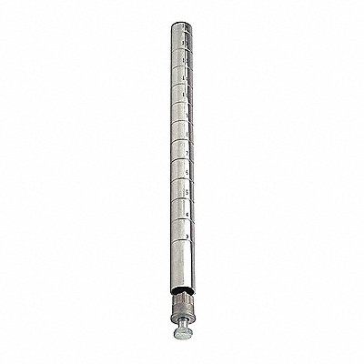 GRAINGER 45VX77 Wire Shelf Post 86 inx1 in Split Sleeve