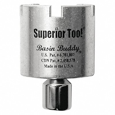 SUPERIOR TOOL 3825 Univ Faucet Wrench 3/4 to 1-1/8 Alum