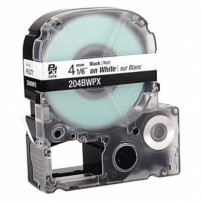 EPSON 204BWPX Cartridge Label 1/6 in W White