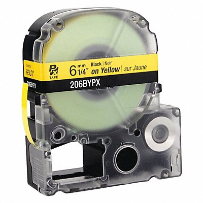 EPSON 206BYPX Cartridge Label 1/4 in W Yellow