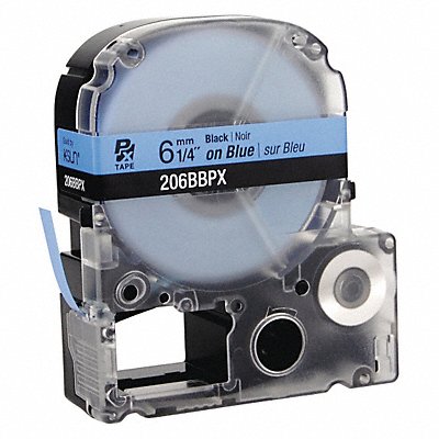 EPSON 206BBPX Cartridge Label 1/4 in W Blue