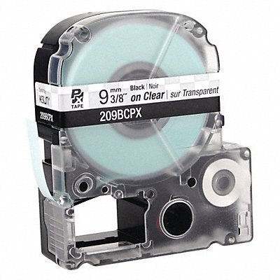 EPSON 209BCPX Cartridge Label 3/8 in W Clear