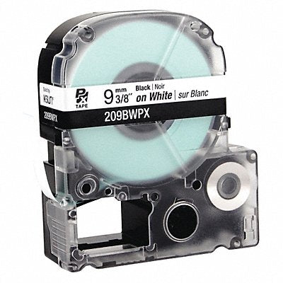 EPSON 209BWPX Cartridge Label 3/8 in W White