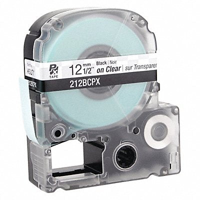 EPSON 212BCPX Cartridge Label 1/2 in W Clear