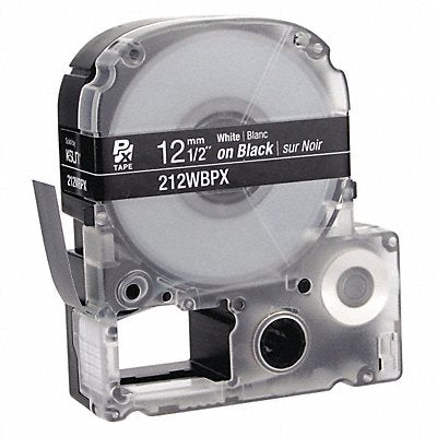 EPSON 212WBPX Cartridge Label 1/2 in W Black