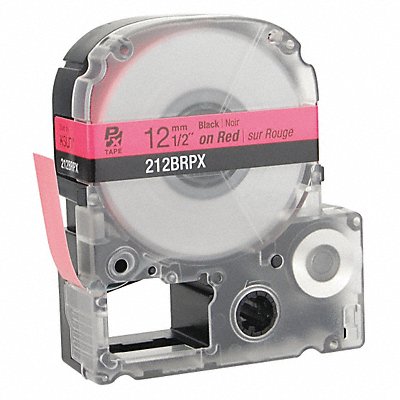 EPSON 212BRPX Cartridge Label 1/2 in W Red