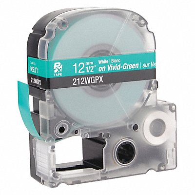 EPSON 212WGPX Cartridge Label 1/2 in W Green