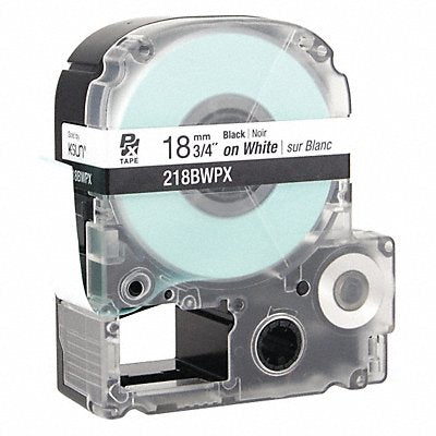 EPSON 218BWPX Cartridge Label 3/4 in W White