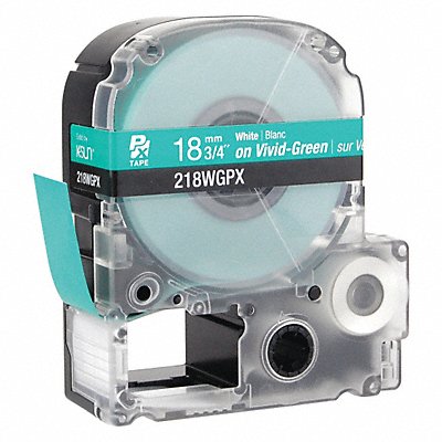 EPSON 218WGPX Cartridge Label 3/4 in W Green