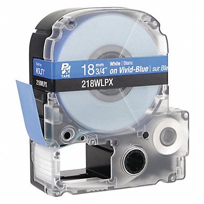 EPSON 218WLPX Cartridge Label 3/4 in W Blue