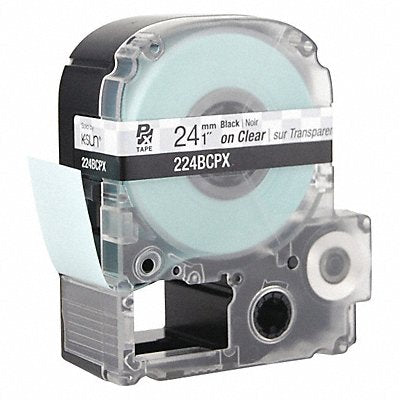 EPSON 224BCPX Cartridge Label 1 in W Clear