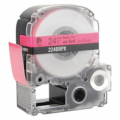 EPSON 224BRPX Cartridge Label 1 in W Red