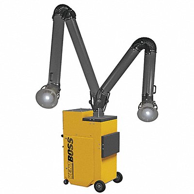 VENTBOSS BY ROBOVENT G121 Portable Fume Extractor 10 ft L Arm