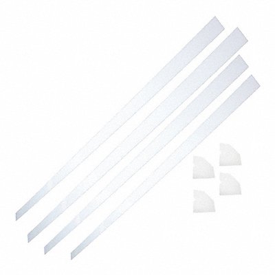 MIRREDGE 74111 Mirror Installation Kit White 60 in W
