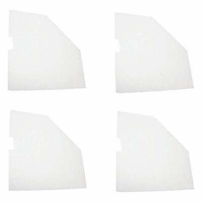 MIRREDGE 42504 Corner Plates White 3 in W PK4