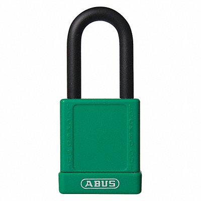 ABUS 19679 Lockout Padlock KA Green 1-3/4 H PK6