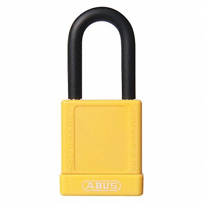ABUS 19604 Lockout Padlock KD Yellow 1-3/4 H PK6