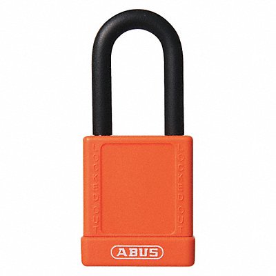 ABUS 19605 Lockout Padlock KD Orange 1-3/4 H PK6