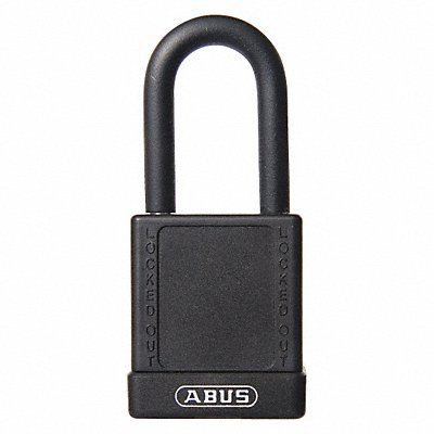 ABUS 19606 Lockout Padlock KD Black 1-3/4 H PK6