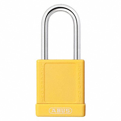 ABUS 19650 Lockout Padlock KA Yellow 1-3/4 H PK6