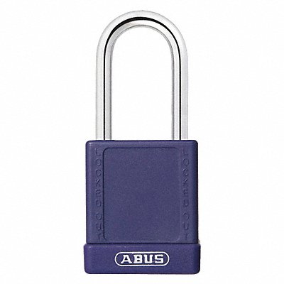 ABUS 19646 Lockout Padlock KA Purple 1-3/4 H PK3