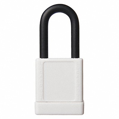 ABUS 19656 Lockout Padlock KA White 1-3/4 H PK6