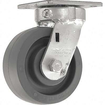 GRAINGER CDPG41 Kingpinless Plate Castor Swivel 1250 lb.